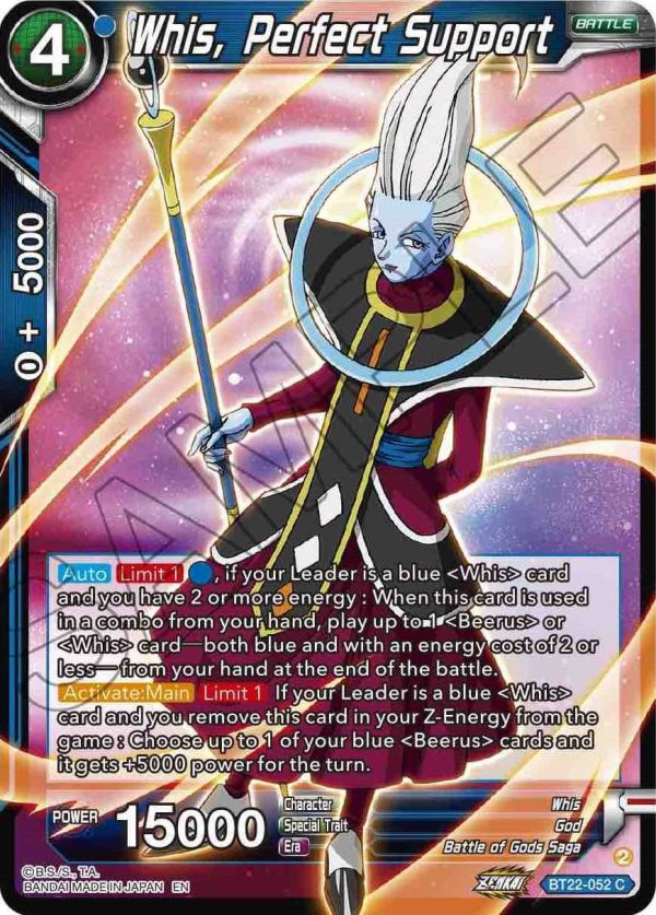 Whis, Perfect Support (BT22-052) [Critical Blow] Cheap