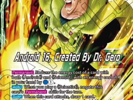 Android 16    Android 16, Created By Dr. Gero (P-495) [Promotion Cards] Supply