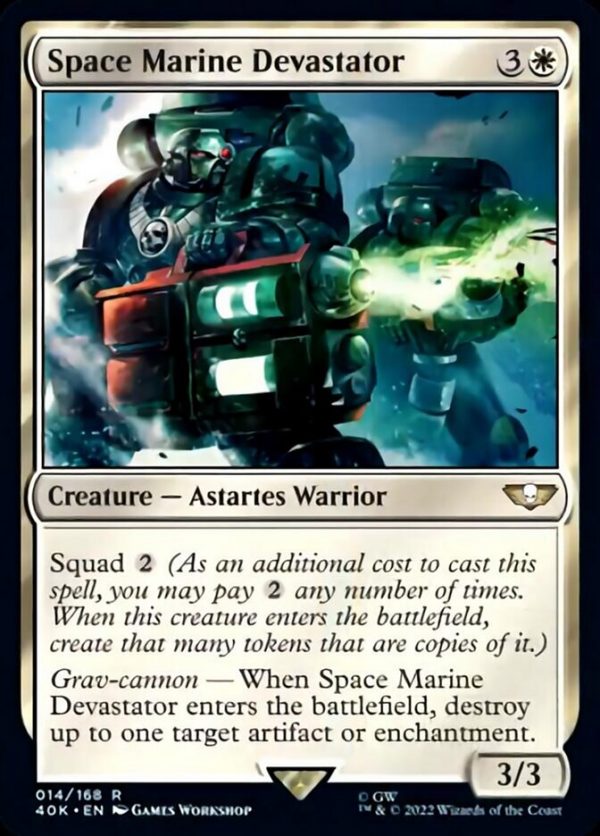 Space Marine Devastator (Surge Foil) [Warhammer 40,000] Sale