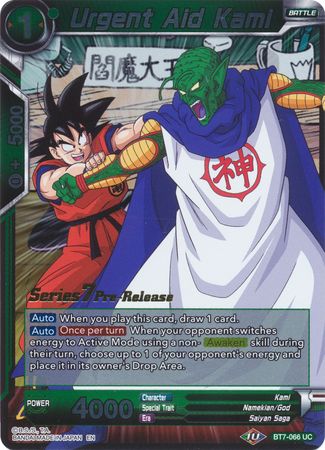 Urgent Aid Kami (BT7-066_PR) [Assault of the Saiyans Prerelease Promos] Online now