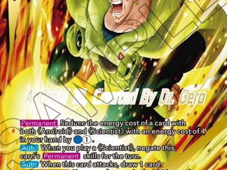 Android 16    Android 16, Created By Dr. Gero (Gold Stamped) (P-495) [Promotion Cards] For Cheap