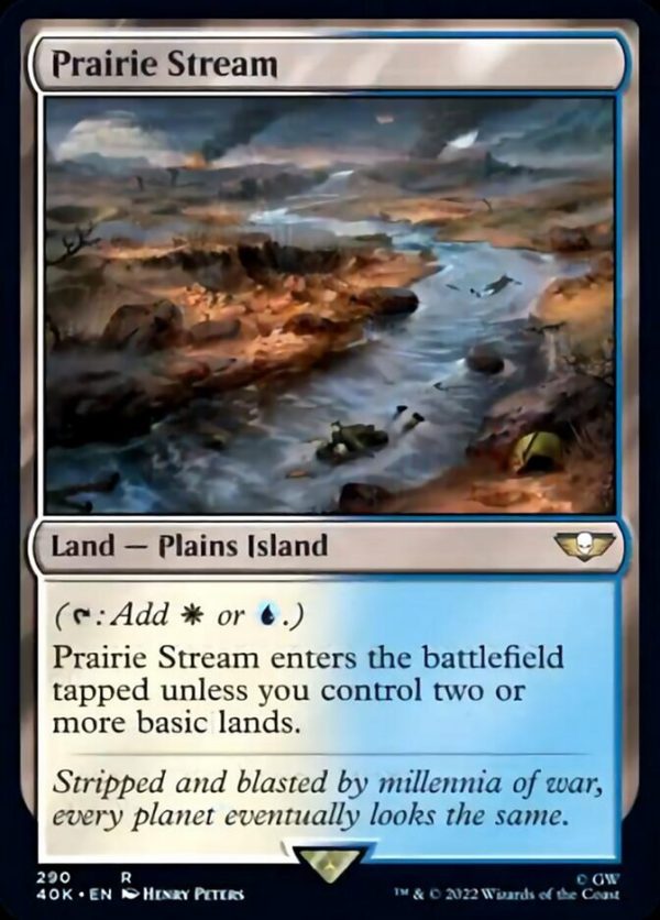 Prairie Stream (Surge Foil) [Warhammer 40,000] Sale