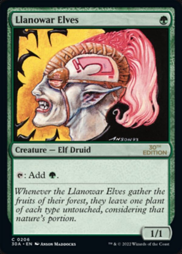 Llanowar Elves [30th Anniversary Edition] Fashion